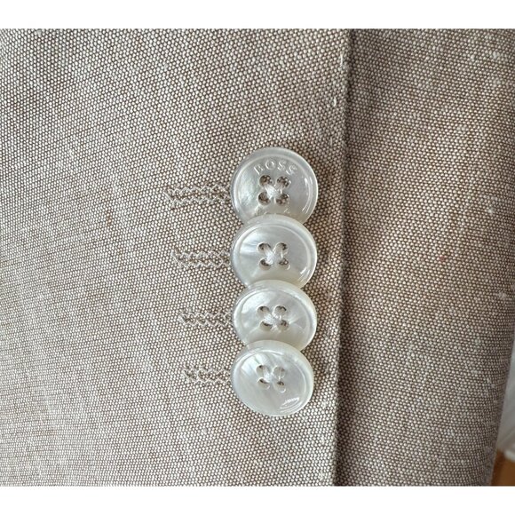 Hugo Boss Slim Fit Hutson Suit Jacket Beige Size 42L NWOT - Picture 3 of 6